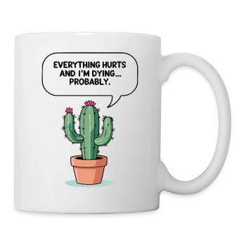 Sarkastischer Kaktus  - Tasse - Weiß - Rechts