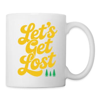 Abenteuer - Let's Get Lost - Tasse - Weiß - Rechts
