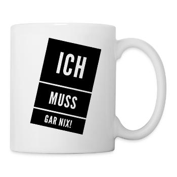 Je n’ai rien à faire ! Dicton amusant - Mug blanc - blanc - Droite
