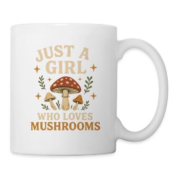 Just a Girl Who Loves Mushrooms - Mug - white - Right