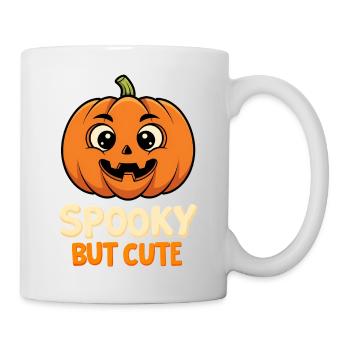 Cute but scary – Pumpkin Halloween Kawaii - Mug - white - Right