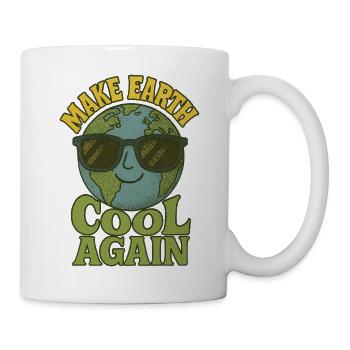 Make earth cool again - Mug - white - Right