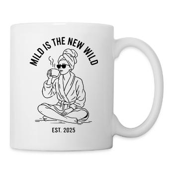 Bride Bridesmaid Spa Bachelorette Mild Is The New - Tasse - Weiß - Rechts