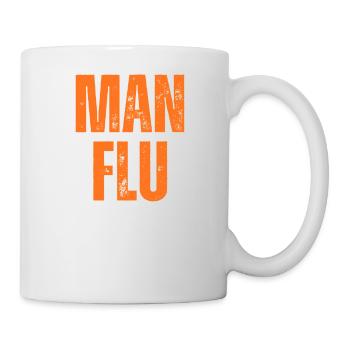 Bold Man Flu Stay Tough Statement - Mug - white - Right