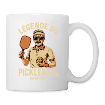 Pickleball Legend – Vintage Sport Humor - Mug - white - Right