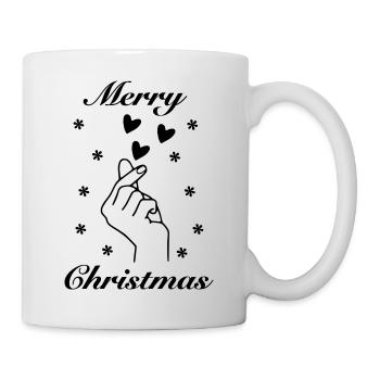 J’aime Joyeux Noël – Déclaration de Noël - Mug blanc - blanc - Droite