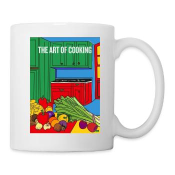 L’illustration de l’art de la cuisine - Mug blanc - blanc - Droite