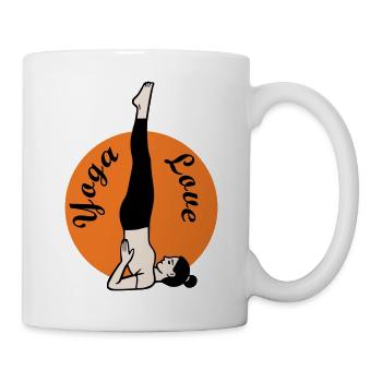 Yoga - Mug blanc - blanc - Droite