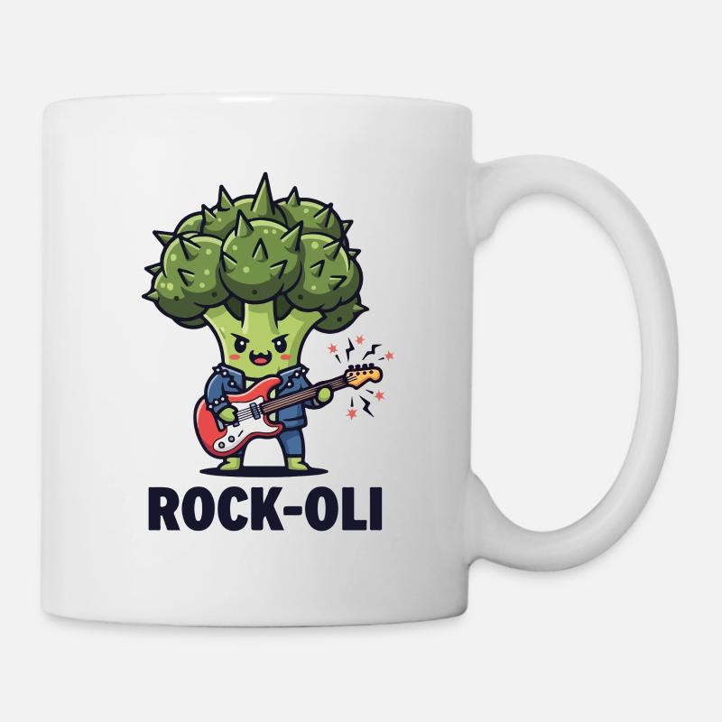 Brokko-Rocker - Tasse - Weiß