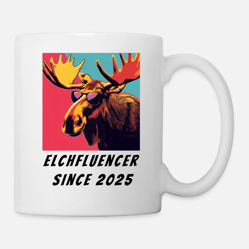 Emil - Elchfluencer depuis 2025 - Mug blanc - blanc