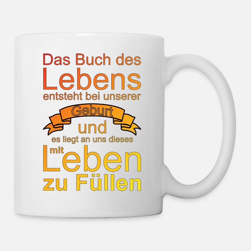 Livre de la vie - Mug blanc - blanc