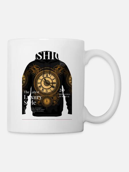 Kerndesign mit römischen Händen - Tasse - Weiß
