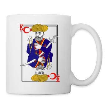 Carte à Jouer de la Tradition Turque - Mug blanc - blanc - Droite