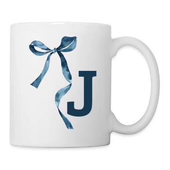 Monogram j Gift Idea - Mug - white - Right