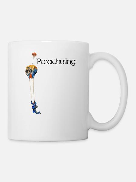 Parachutisme - Mug blanc - blanc