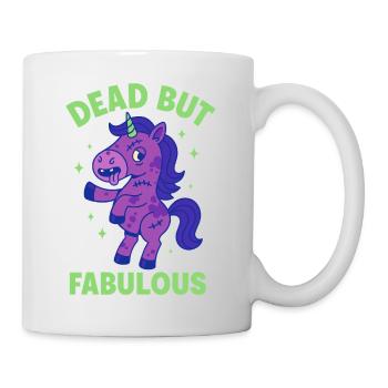 Colorful Unicorn with Saying - Mug - white - Right
