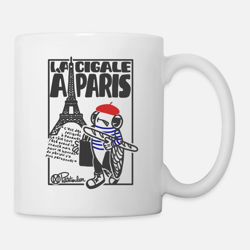 Cigale Paris - Mug blanc - blanc