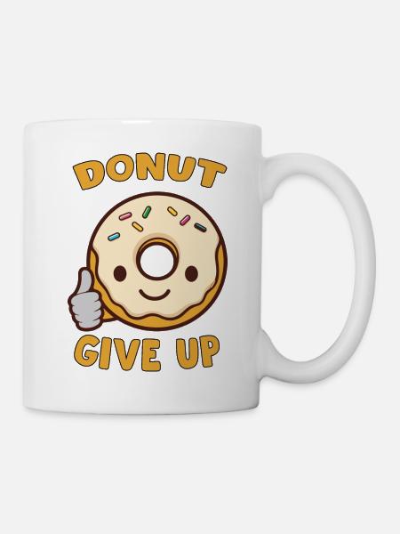Donut-Träumer Motivation - Tasse - Weiß