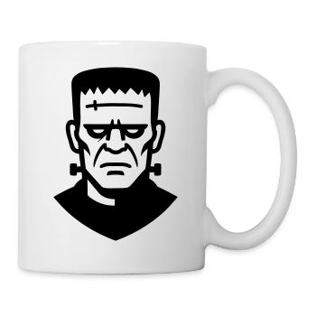 Illustration de monstre d’horreur vintage - Mug blanc - blanc - Droite