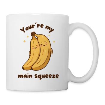 Banana Hug – You're My Main Squeeze - Mug - white - Right