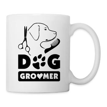 Dog groomer - Mug - white - Right