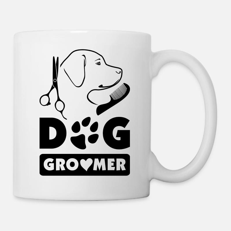 Hundefriseur - Tasse - Weiß