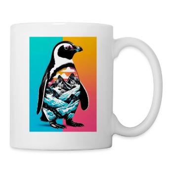 pingouin - Mug blanc - blanc - Droite