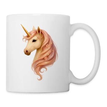 Dreamlike Unicorn – Fantasy Pastel Magic - Mug - white - Right