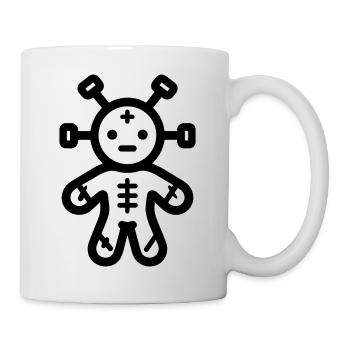 Voodoo-Puppe - Tasse - Weiß - Rechts