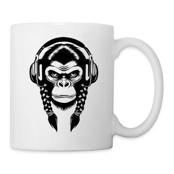Nightlife Monkey Head Club Sound Edition Shirt - Mug - white - Right