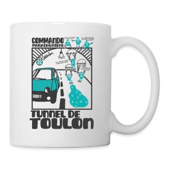 Goutte Tunnel Toulon Commando - Mug - white - Right