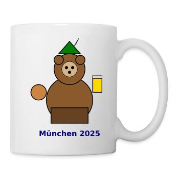 Munich Bear 2025 Festive Design - Mug - white - Right