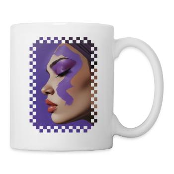 Reflections of Violet – oil on canvas - Mug - white - Right