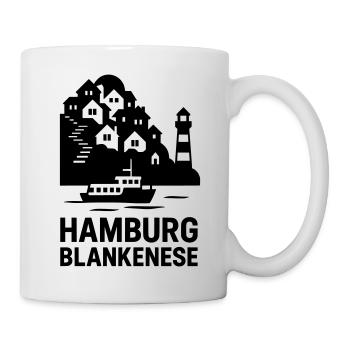 Blankenese Hamburg - Mug blanc - blanc - Droite
