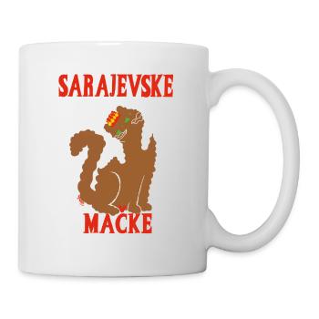 Sarajevo Katze Bosnien - Tasse - Weiß - Rechts
