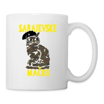 Camouflage Cat Sarajevo Militär - Tasse - Weiß - Rechts