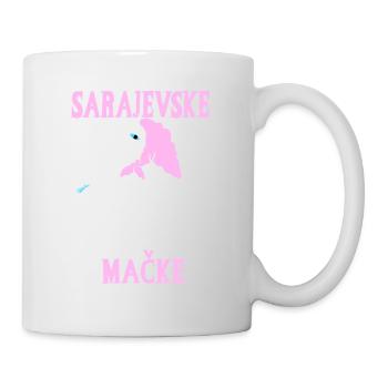 Pastellkatze Sarajevo - Tasse - Weiß - Rechts