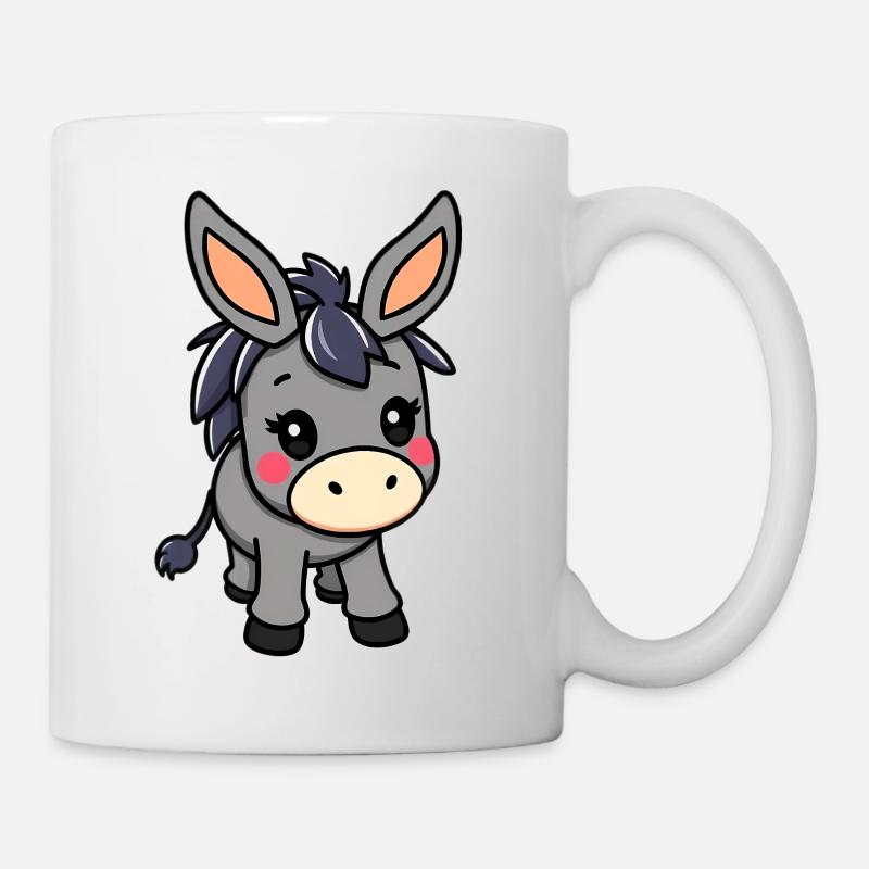 Esel - Tasse - Weiß