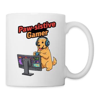 PawSitive Gamer Jeu de chien - Mug blanc - blanc - Droite