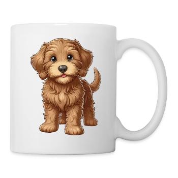 Labradoodle Puppy sweet - Mug - white - Right