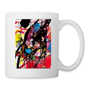 OjioThe Originals Only Abstraction Colorée Sauvage - Mug blanc - blanc - Droite