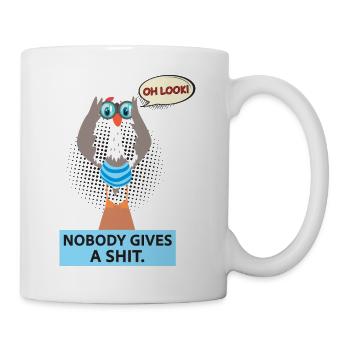 Nobody gives a shit - Mug - white - Right