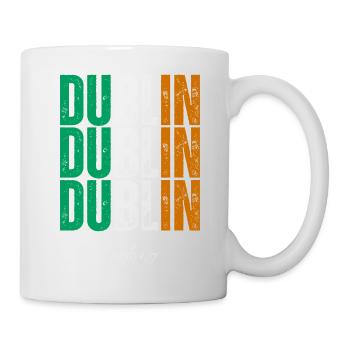 Dublin Ireland, souvenir of Dublin - Mug - white - Right
