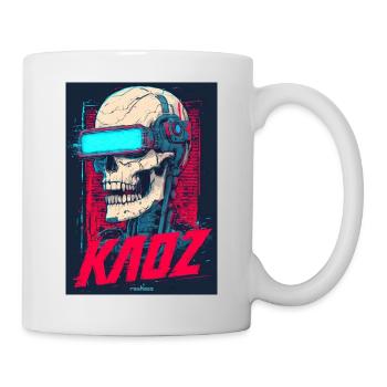 Kaoz Cyber Skull VR Neon - Tasse - Weiß - Rechts