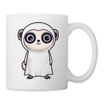 Suricate Halloween Fantôme - Mug blanc - blanc - Droite
