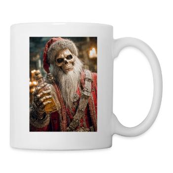 Père Noël squelette dans Ember Gorefest - Mug blanc - blanc - Droite
