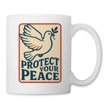 Protect Your Peace Dove - Mug - white - Right