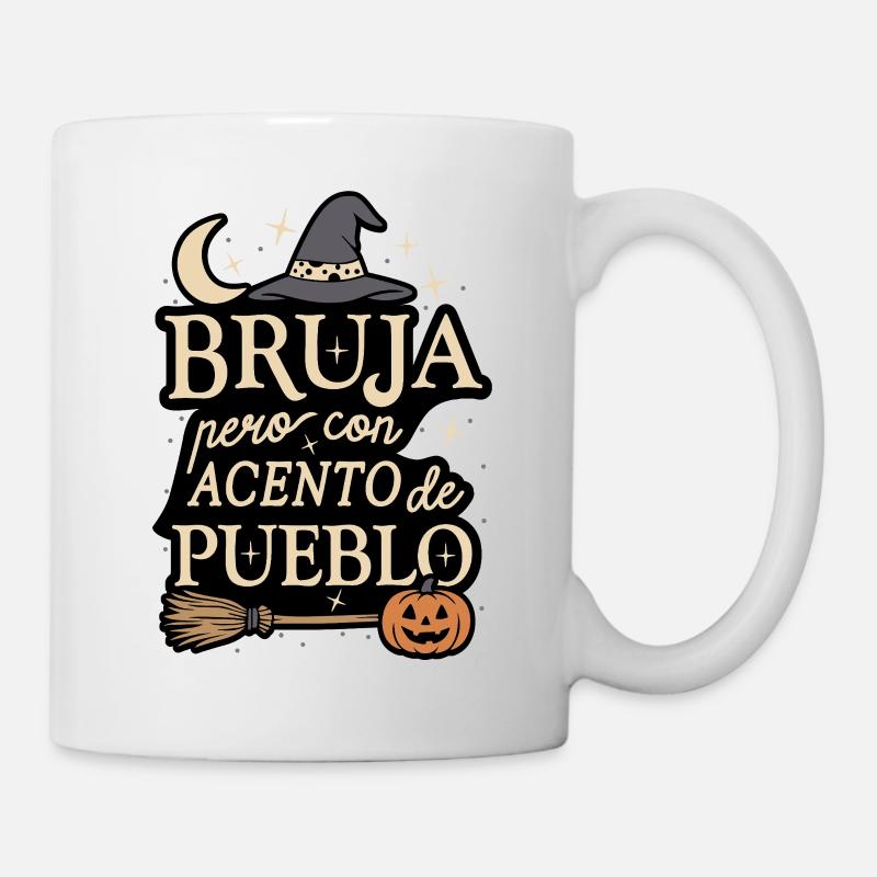 Witch with a Village Accent - Mug - white