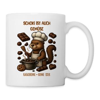 Chocolate Beaver Cooking Master - Mug - white - Right