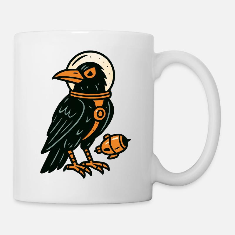 Corbeau style Comics - Mug blanc - blanc